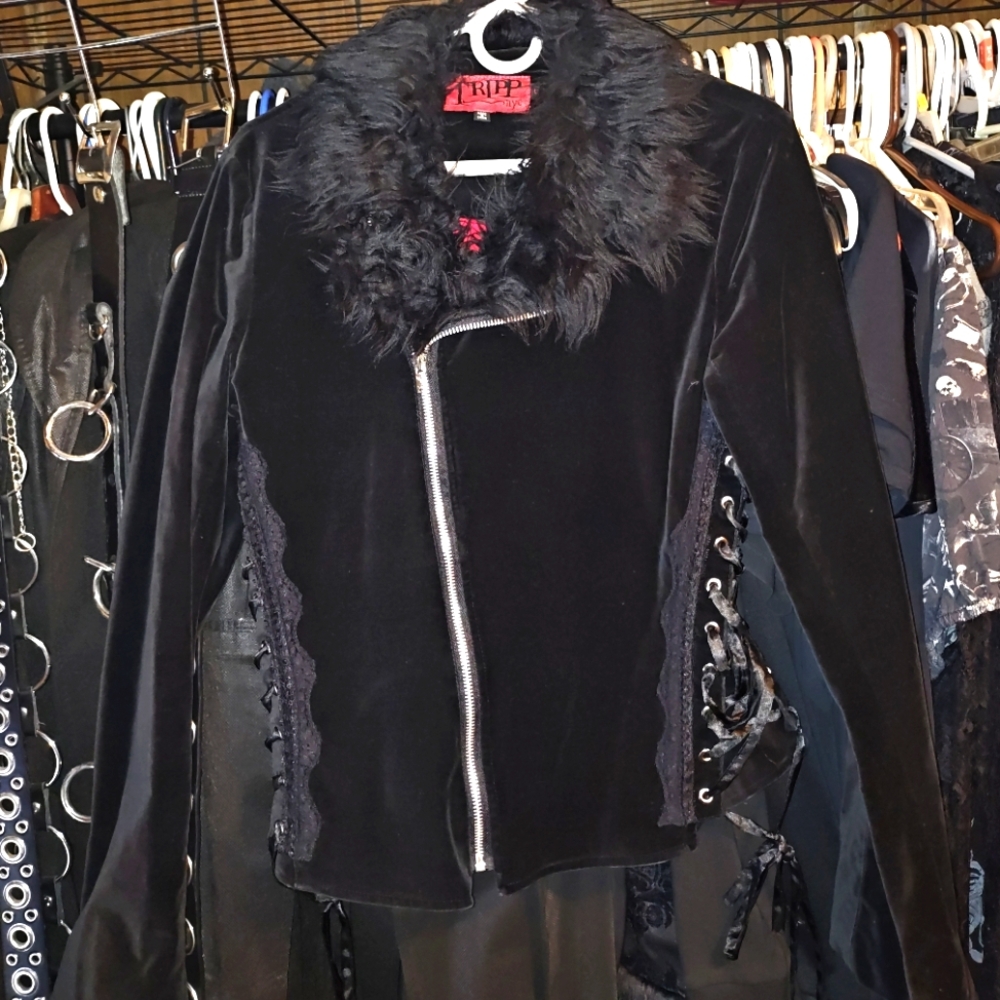 TRIPP NYC velvet Jacket